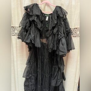 RAINBOW RHAPSODY TULLE DUSTER club exx Dollskill